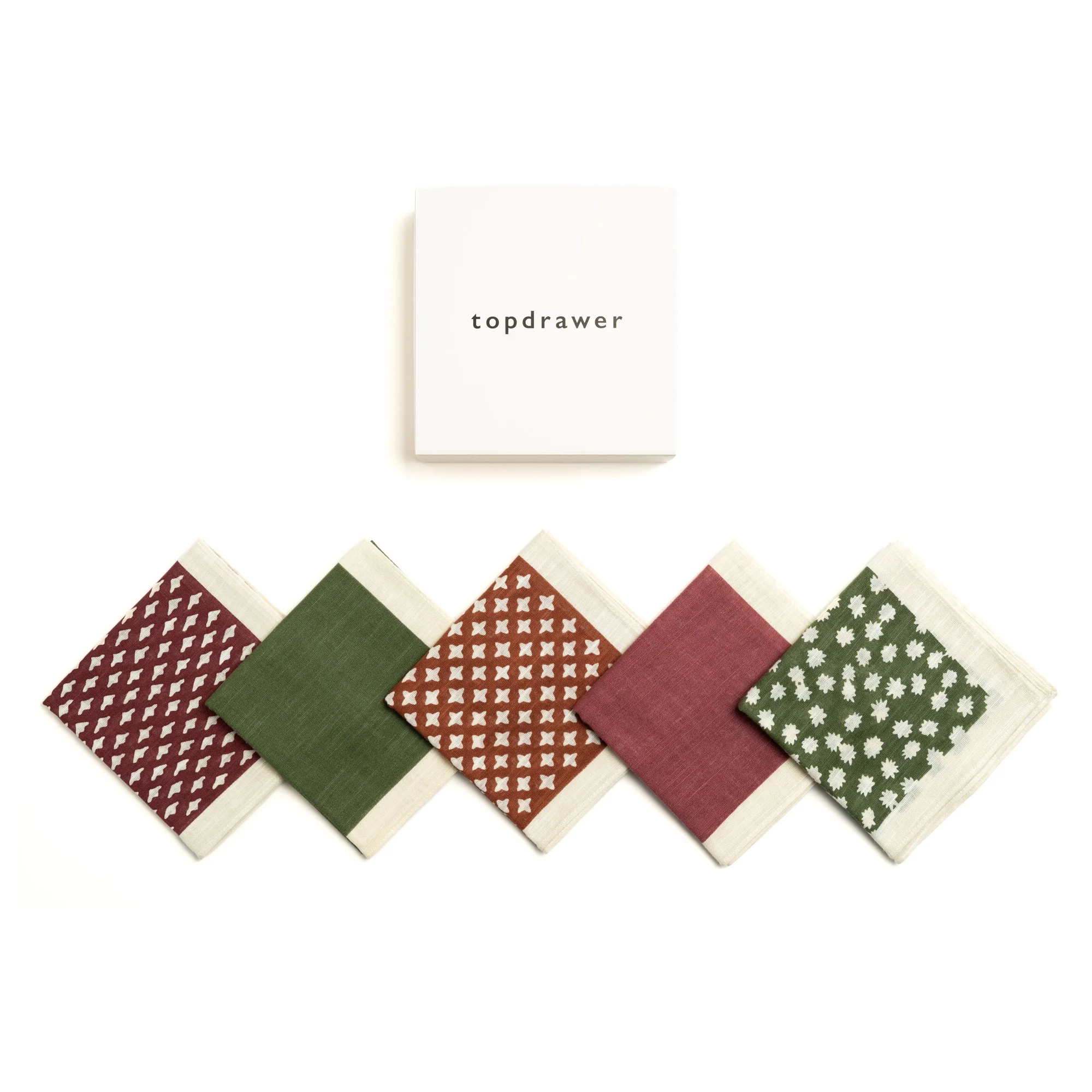 5 Set Handkerchief Gift Set - Image 3
