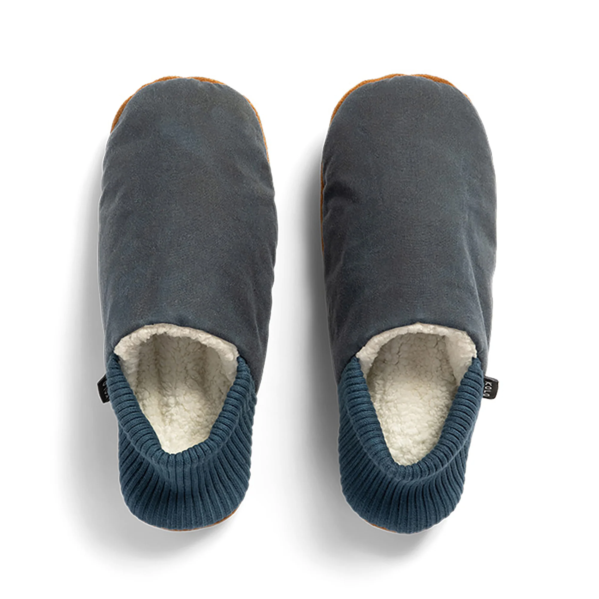 Aberdeen Waxed Canvas House Shoes - Sherpa-Lined - Image 18