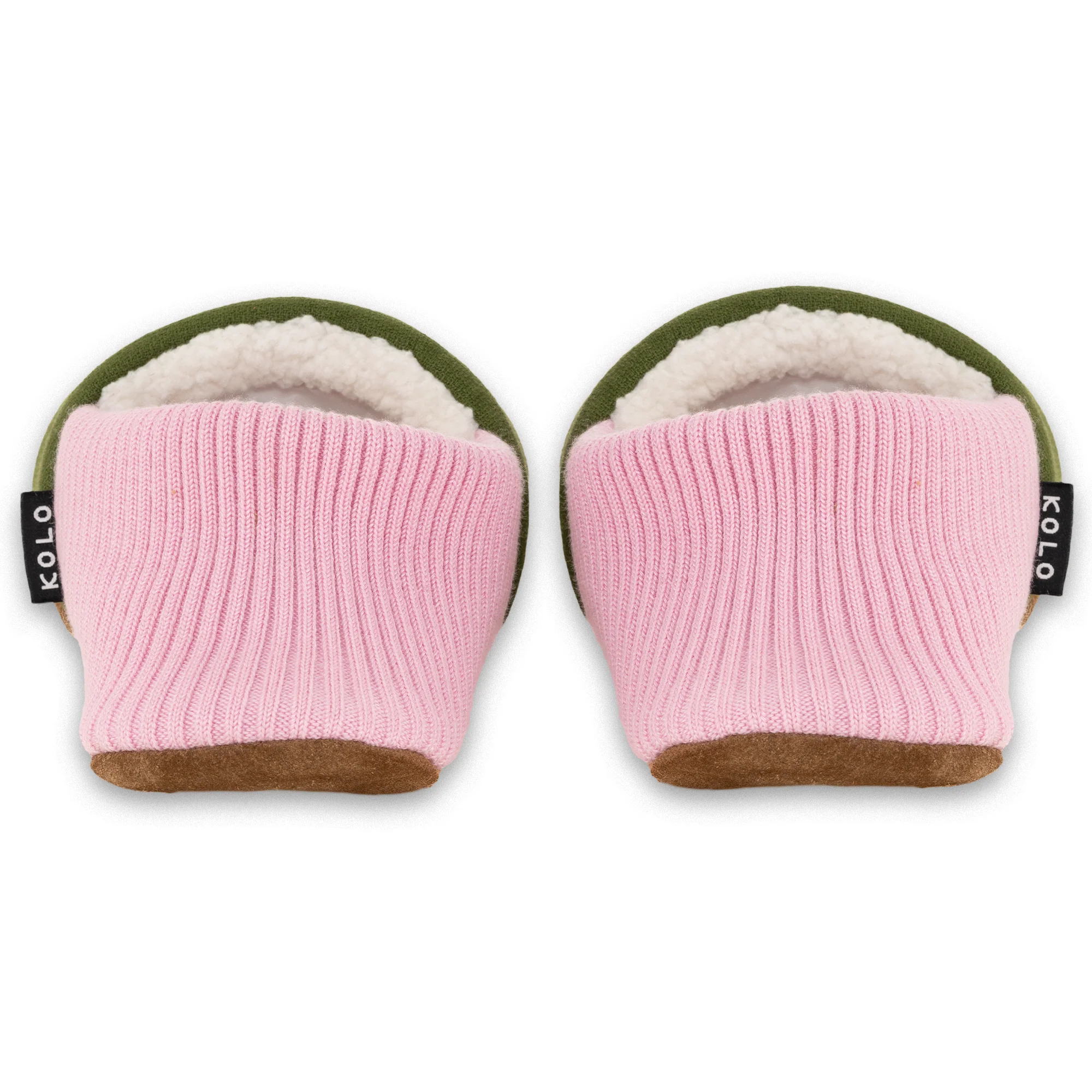 Arles Woven Cotton House Shoes - Sherpa Lined - Image 4