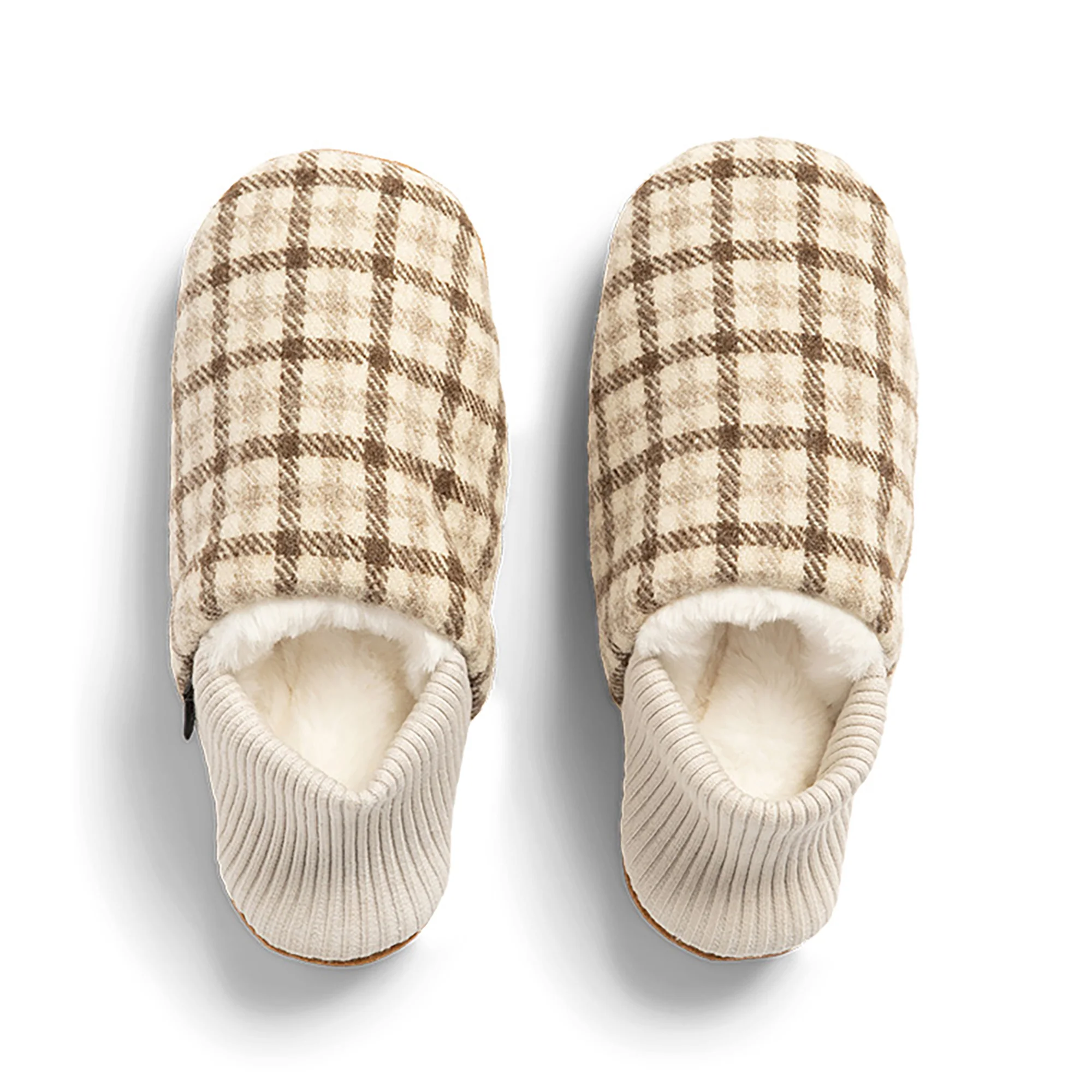 Hawick Tweed House Shoes - Fur-Lined - Image 8