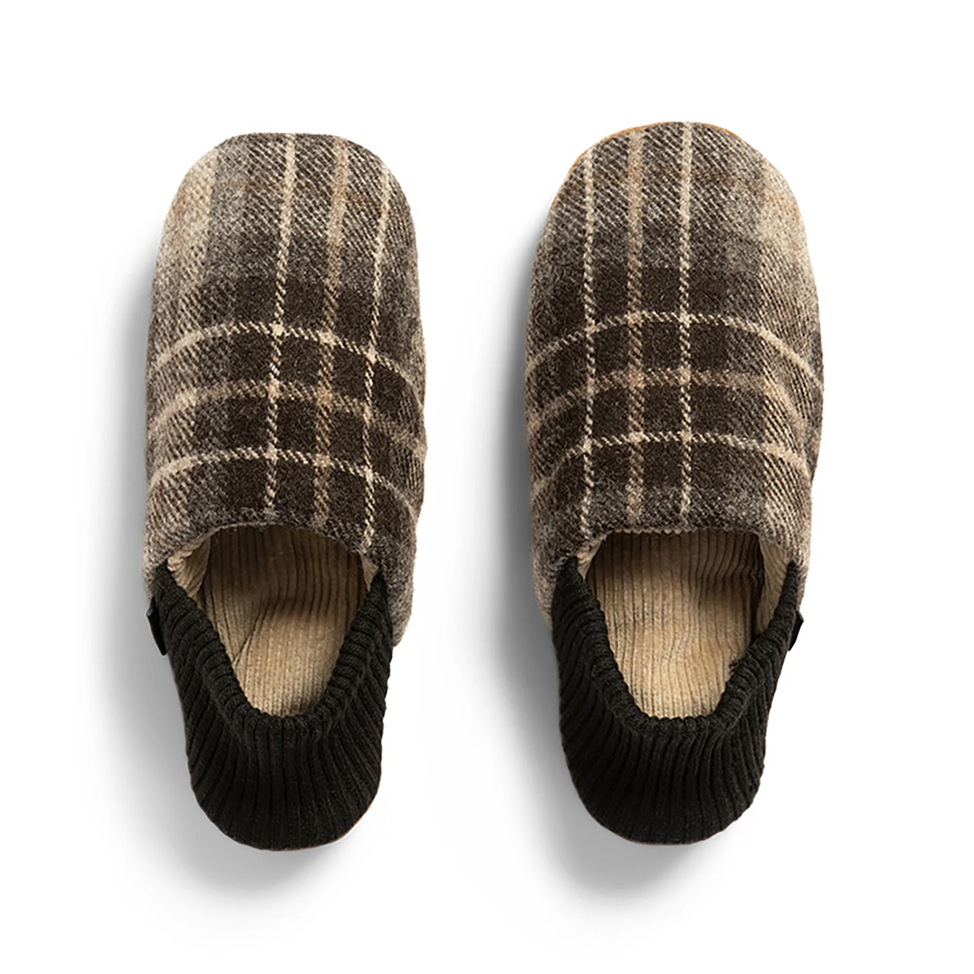 Hawick Tweed House Shoes - Corduroy-Lined - Image 3