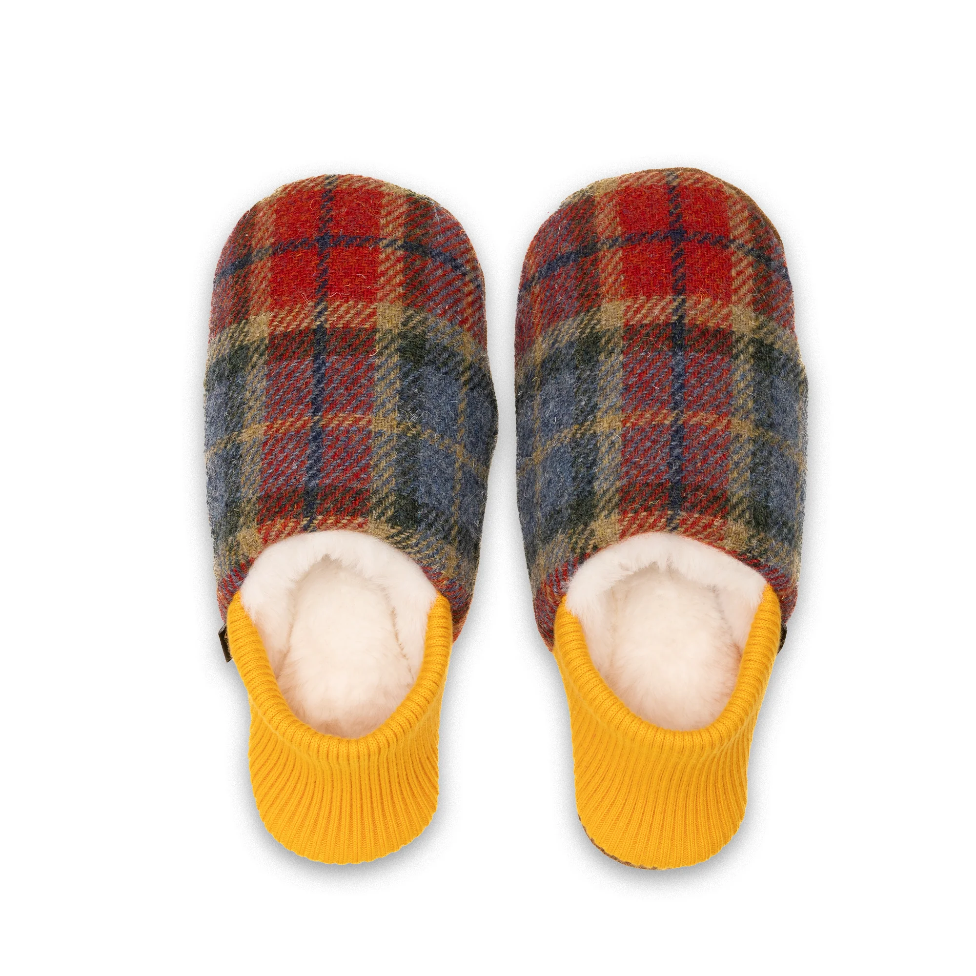 Finn Tweed House Shoes - Fur-Lined - Image 3