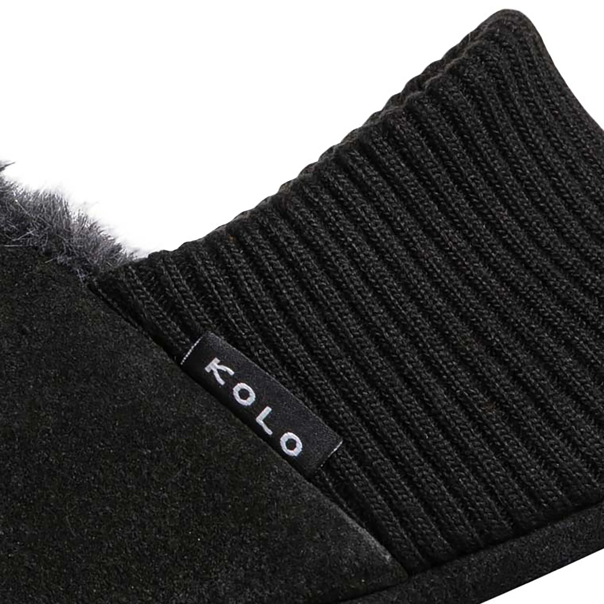 Perry Suede House Shoes - Fur-Lined - Image 10