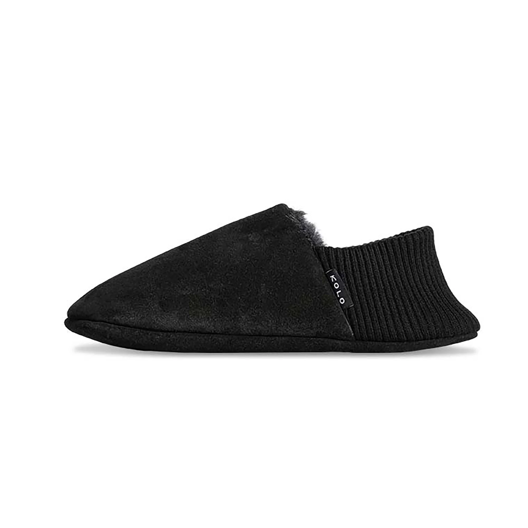 Perry Suede House Shoes - Fur-Lined - Image 6