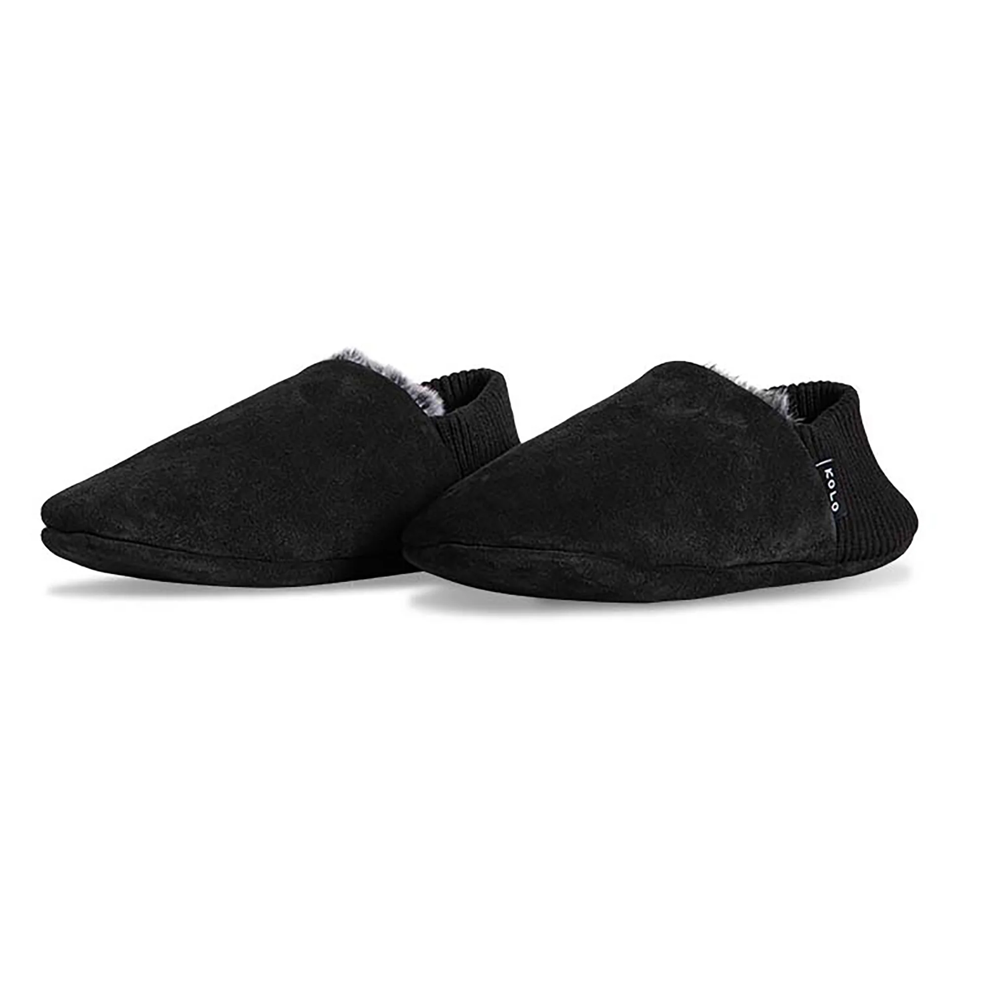 Perry Suede House Shoes - Fur-Lined - Image 7