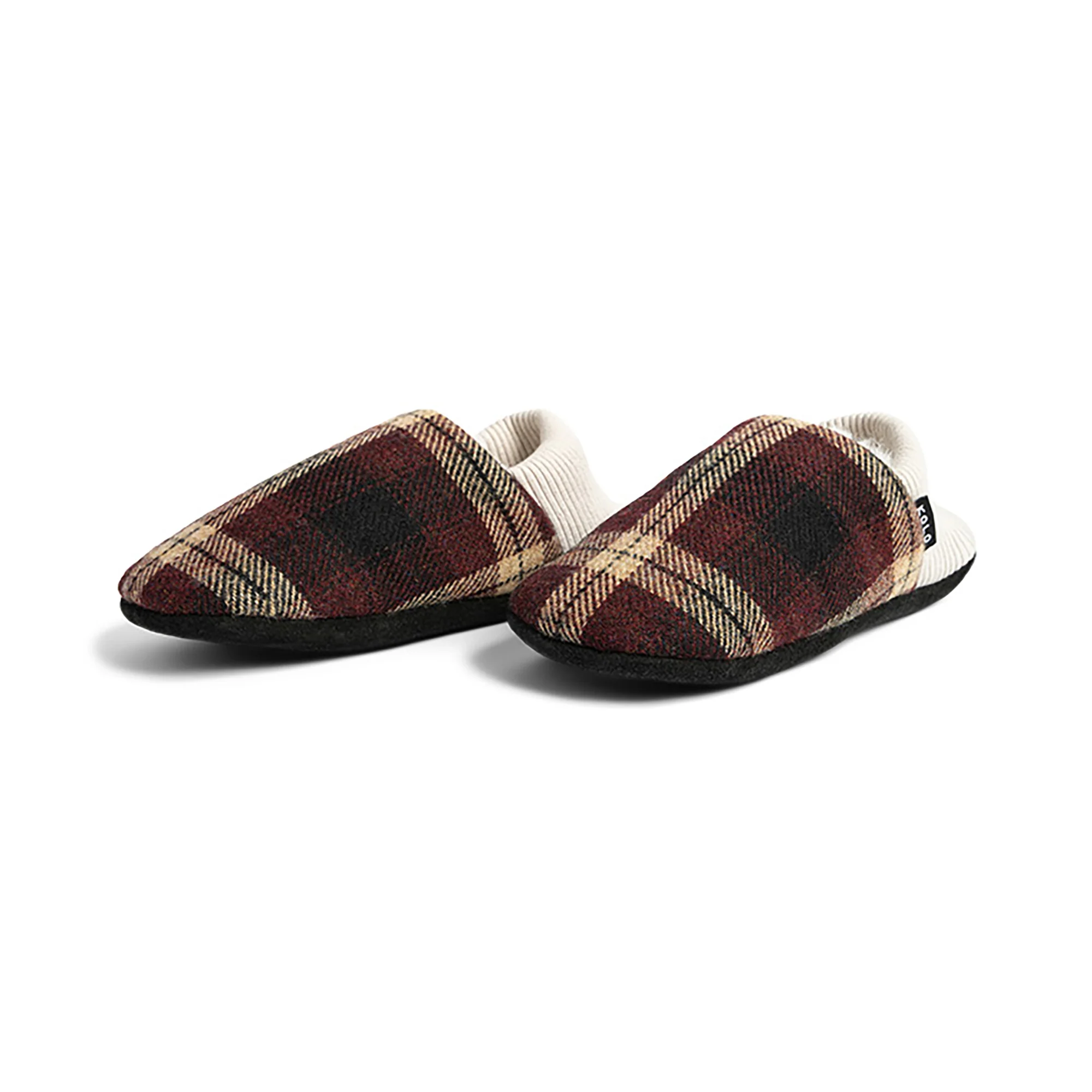 Lanton Tweed House Shoes - Fur-Lined - Image 7