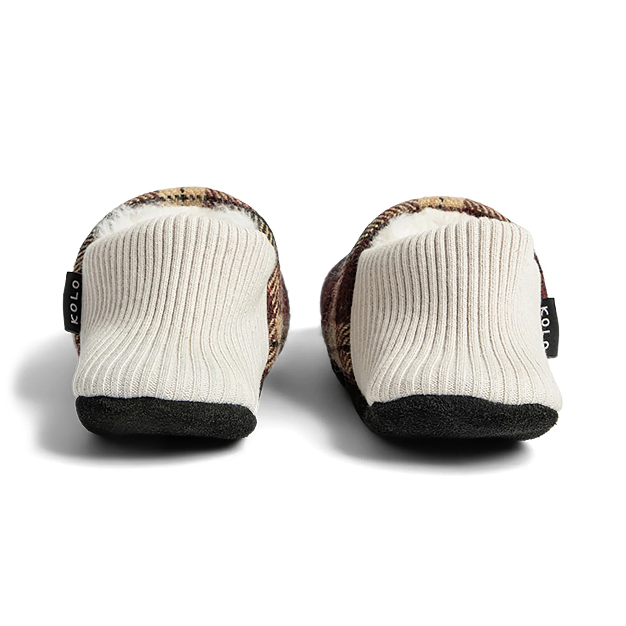 Lanton Tweed House Shoes - Fur-Lined - Image 9