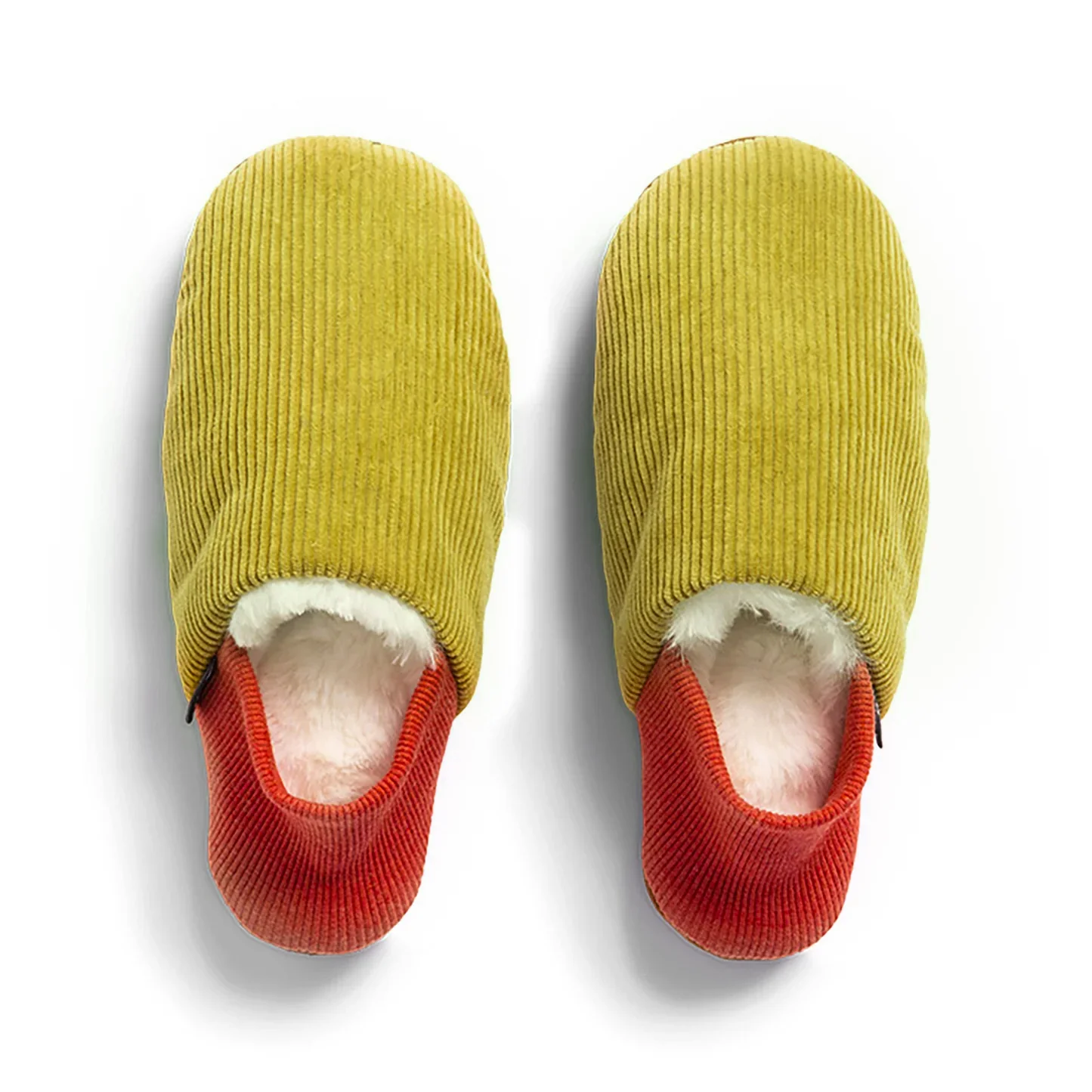 Willer Corduroy House Shoes - Fur-Lined - Image 13