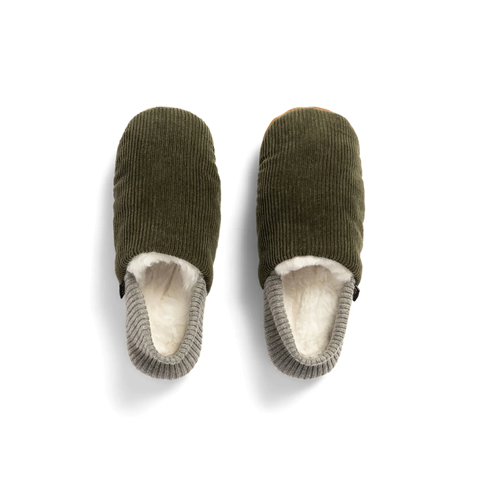 Willer Corduroy House Shoes - Fur-Lined - Image 18